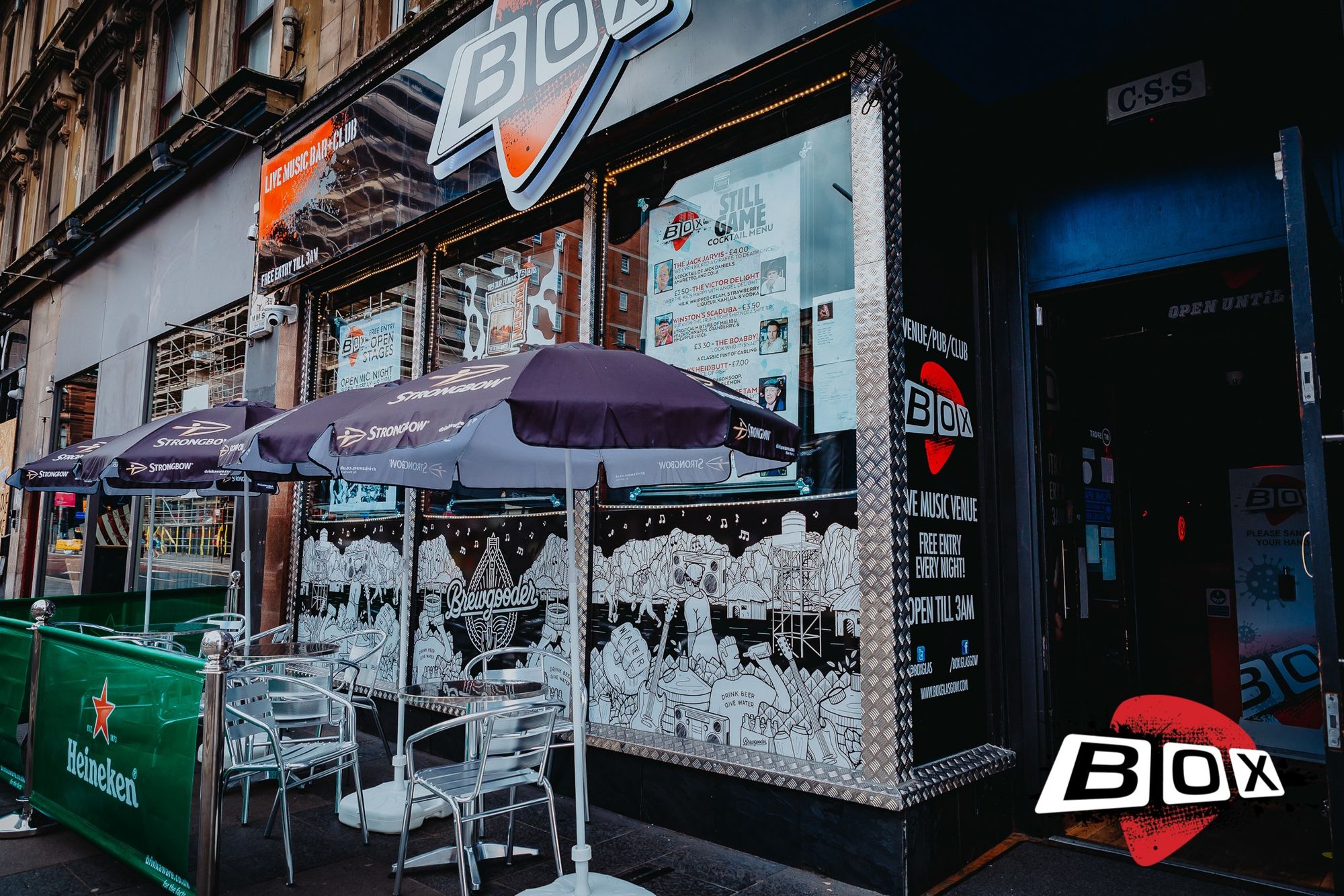 Welcome To Box Glasgow